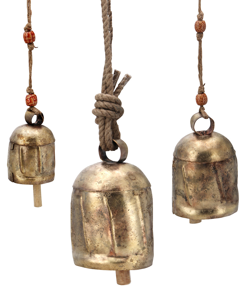 Traditional Indian Copper Cow Bells, Fair Trade – Cultural Elements