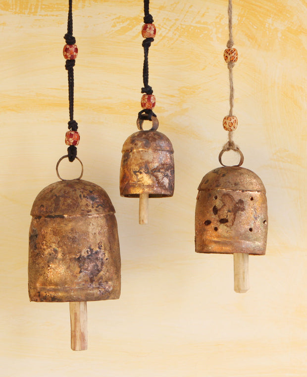 Traditional Indian Copper Cow Bells, Fair Trade – Cultural Elements