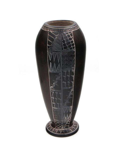 Kisii Soapstone African Tribal Vase – Cultural Elements