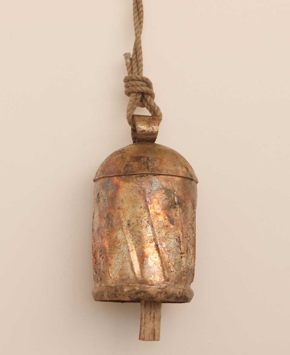 Deep Toned Traditional Indian Copper Cow Bells, Fair Trade – Cultural  Elements