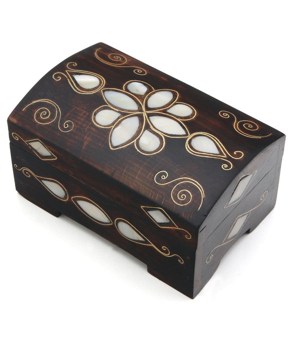 NOVICA Om Protector Hand Carved Wood Puzzle Box Om Symbol from Indonesia
