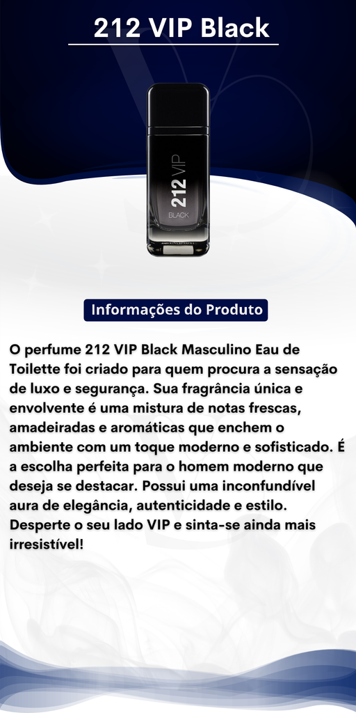 Combo Casal de Perfumes | 212 VIP Black e 212 VIP Rose - 100ml