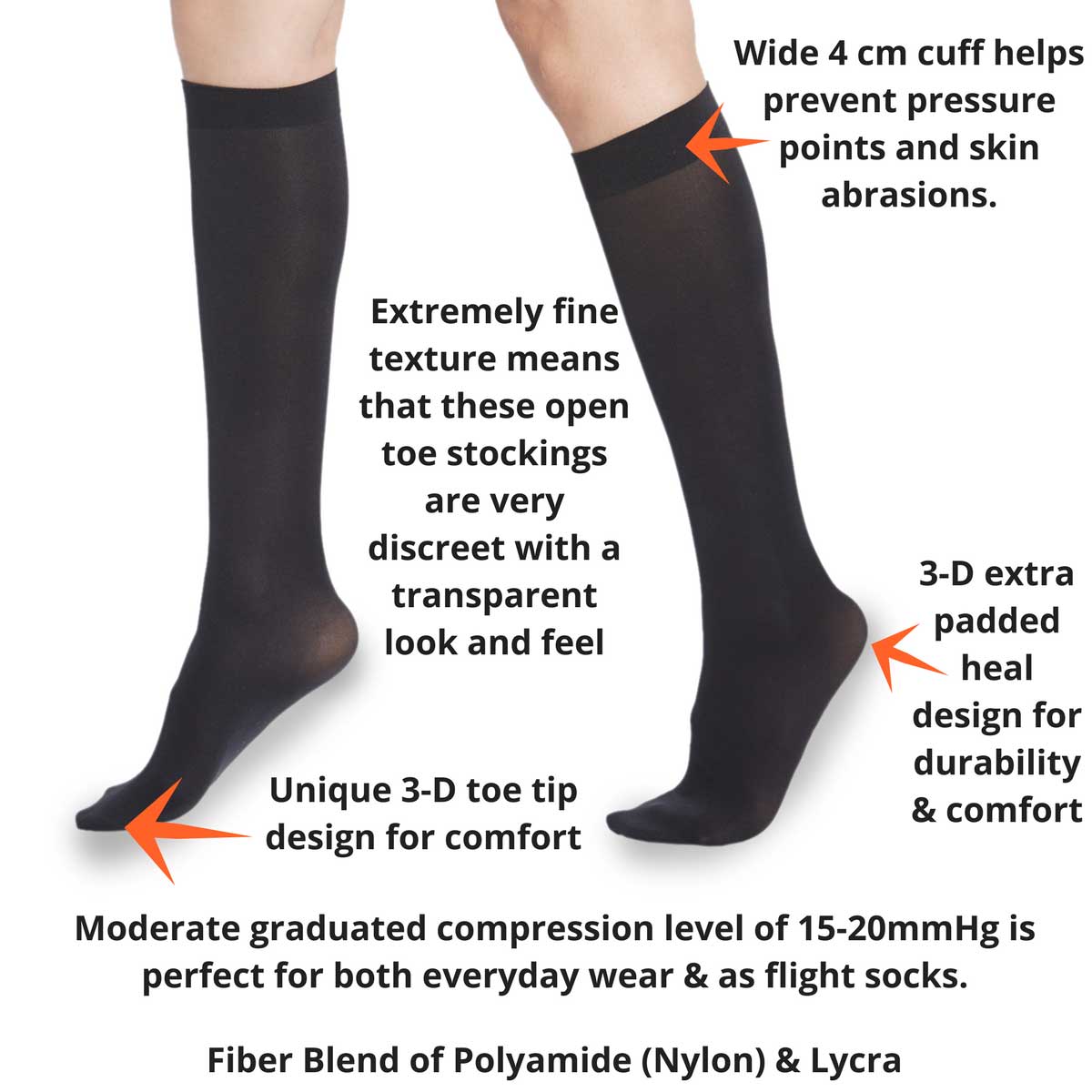 Sheer Knee High | TXG compression socks