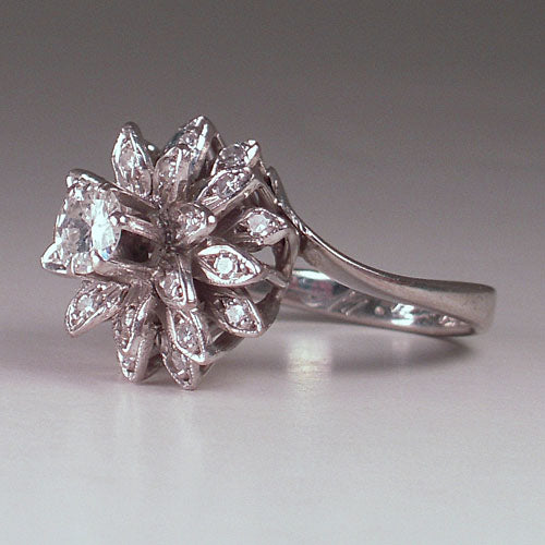 Heirloom Engagement Ring Side View