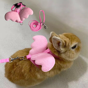 Cute Angel Wing Pet Rabbit Harness and Leash - Bukhari Trading