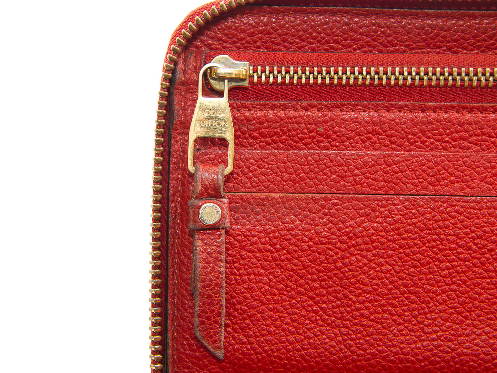 Authentic Louis Vuitton orange Empreinte leather zippy long wallet | Connect Japan Luxury