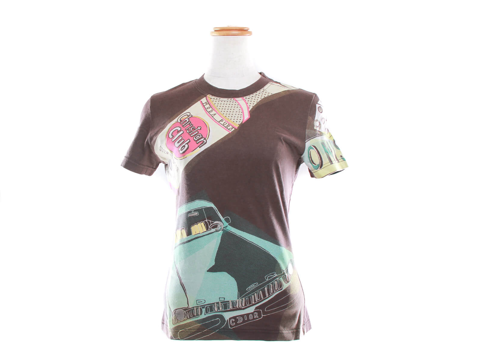 brown dior t shirt