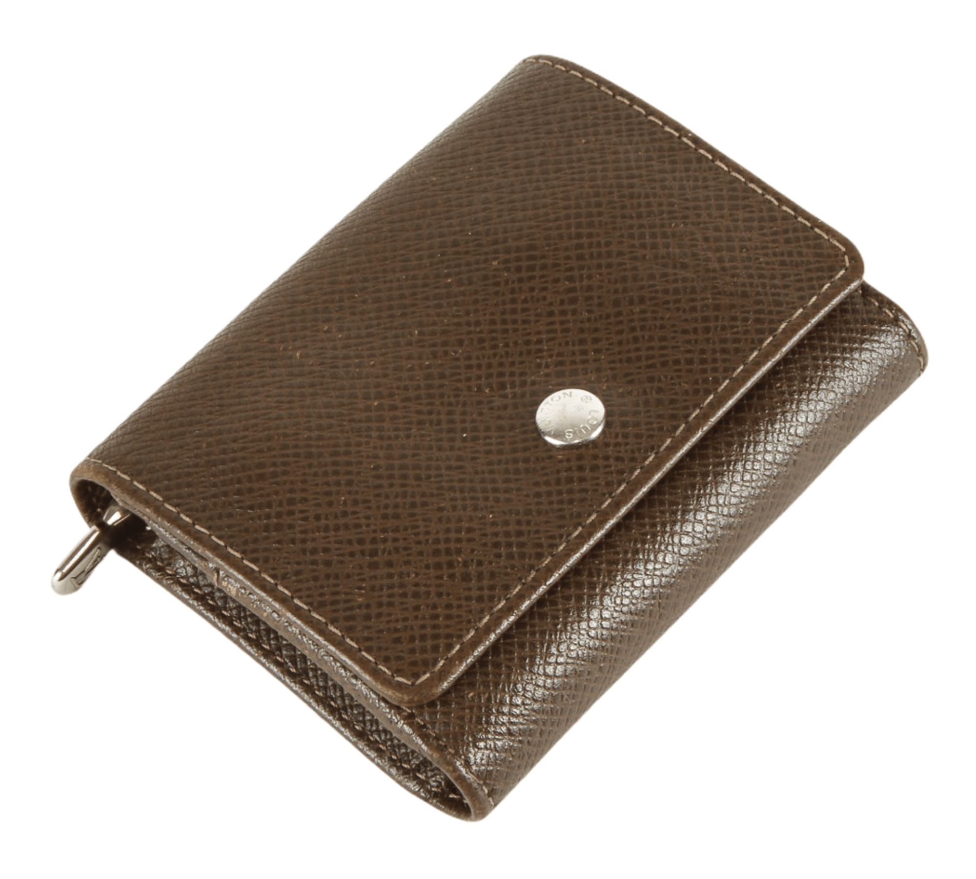 Louis Vuitton Monogram Discovery Compact Wallet Taiga Pine Green