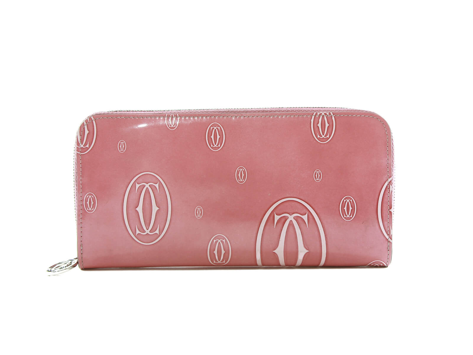 cartier pink wallet