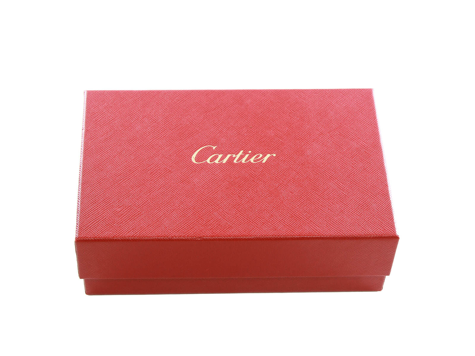 Authentic Must De Cartier Tri-fold french style wallet Bordeaux Leather ...