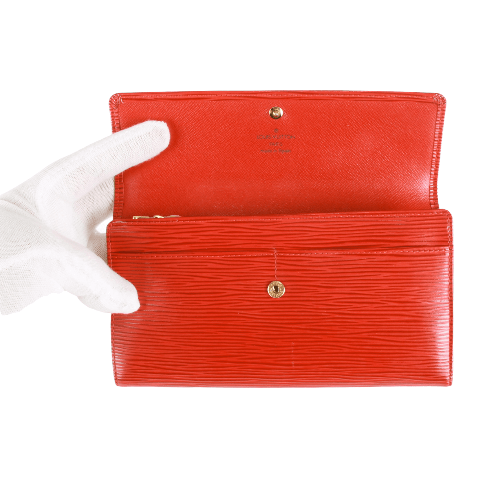 LV epi red handbag, Luxury, Bags & Wallets on Carousell