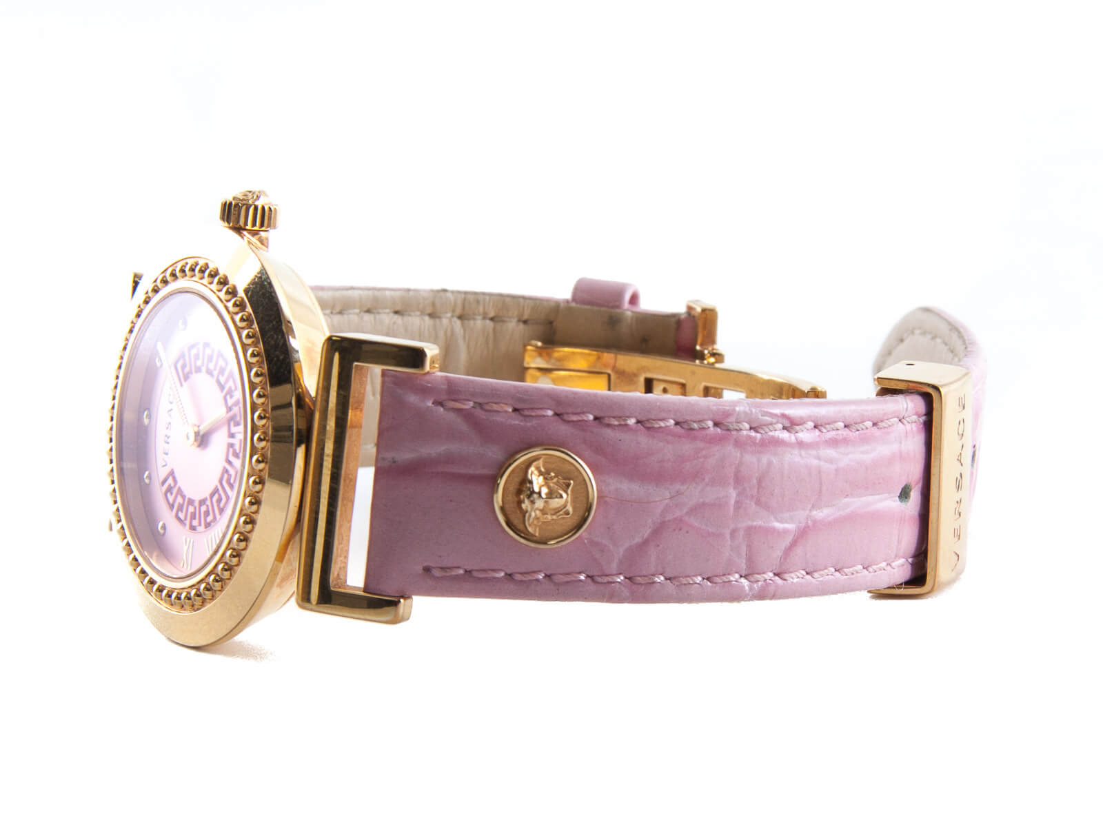 Authentic Versace Vanity Pink & Rose Gold Wristwatch