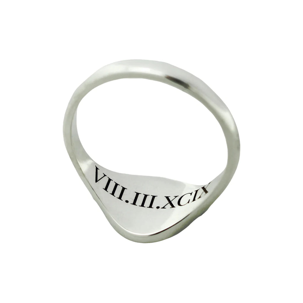 Grabado personalizado para boda interior o anillo de compromiso