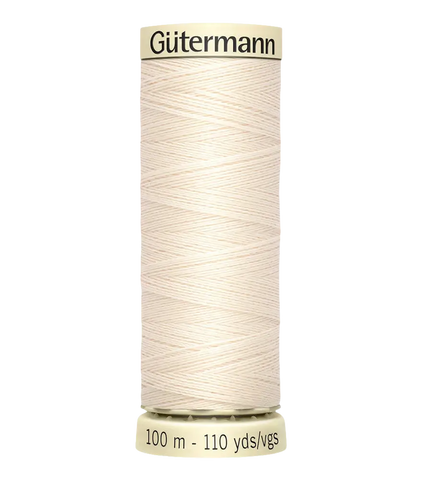 Gütermann Sew All Poly - 022 Eggshell - 110yds