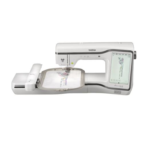 Brother PE800 5”x7” Embroidery Machine with Color Touch LCD Display, USB  Port, 11 Lettering Fonts, and 138 Built-in Designs