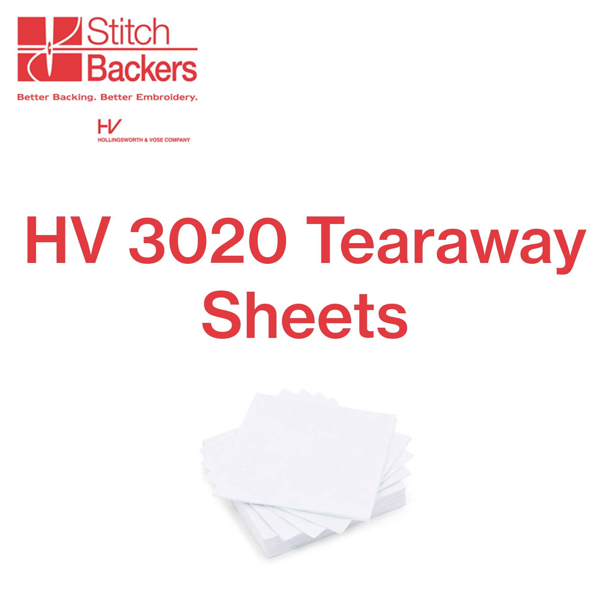 H&V Stabilizer 1720-19-25 Tearaway Washaway 19 X 25yds at