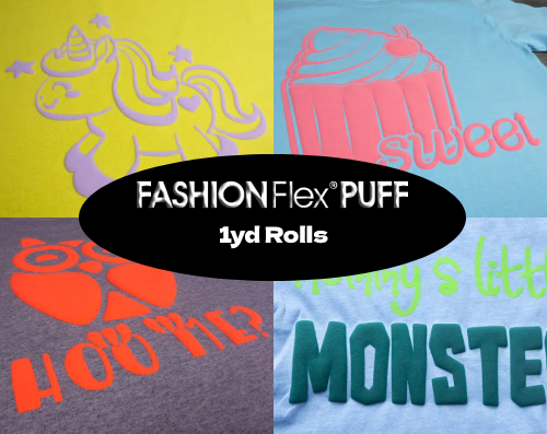 FashionFlex Puff HTV Sheet - 12 x 19.5