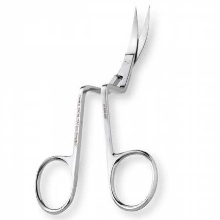 Famore Fine Point Double Curved Machine Embroidery Scissors 4.5in