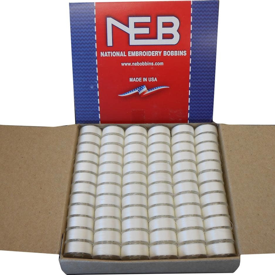 NEB Embroidery Bobbins Black 24ct.