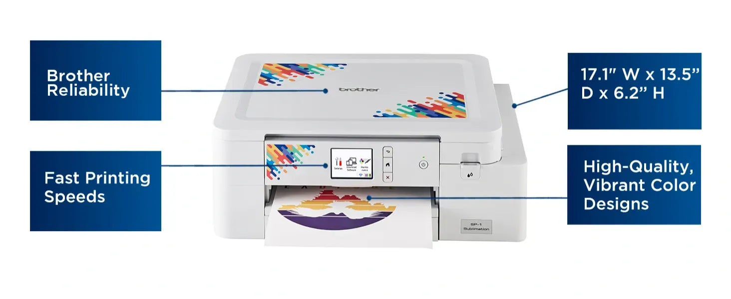 Brother Sublimation SP-1 Inkjet Printer with Artspira App White SP-1 - Best  Buy