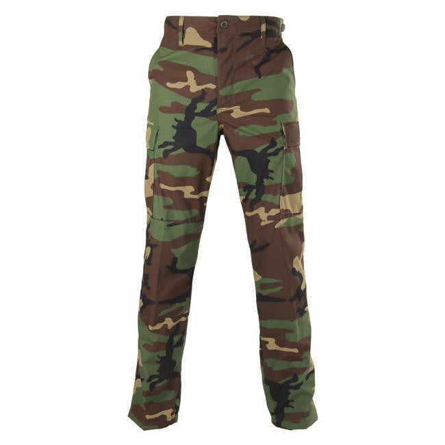 ripstop woodland camo bdu pants