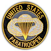 PINS- ARMY, PARATROOER, LOGO (1")