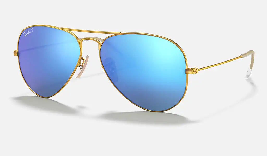 Aviator Flash Lenses Sunglasses in and Blue – Army Navy Now
