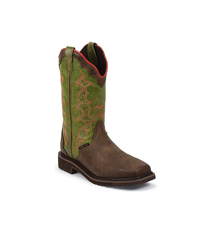 justin stampede women's boots