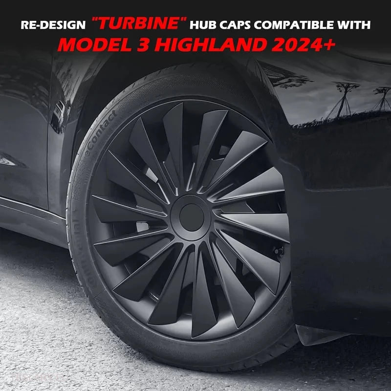 18" Tesla Model 3 Highland Performance Induction Style Wheel Covers