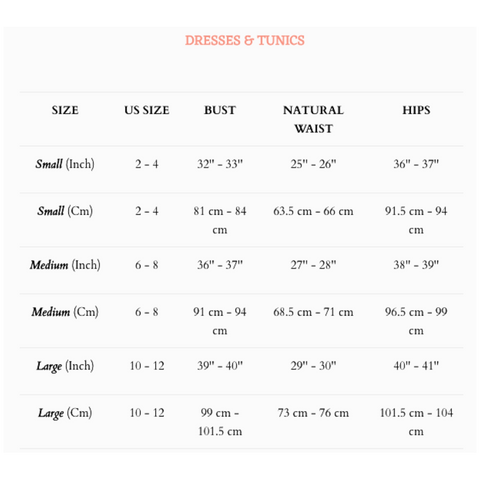 Z&L Sizing Guide