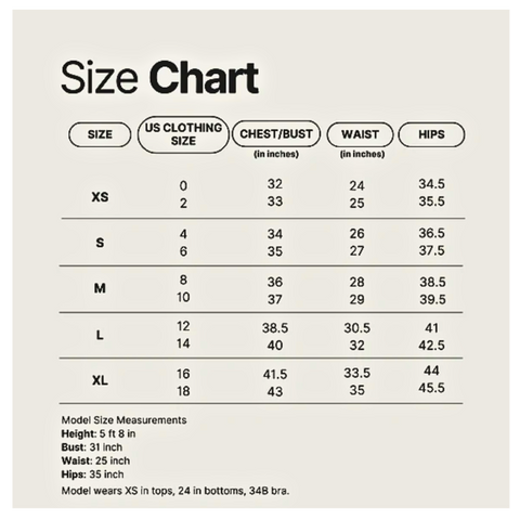 six fifty clothing sizing guide