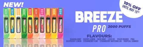 breeze pro 2000 puff disposable