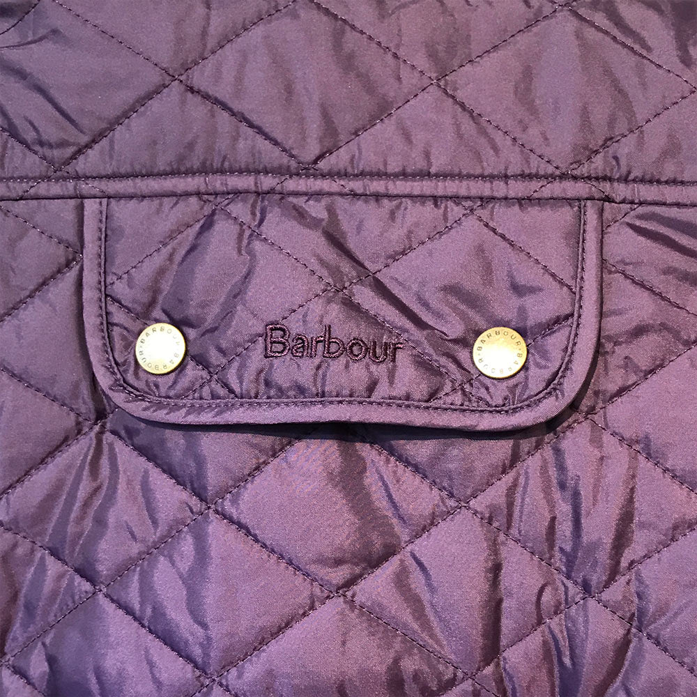 barbour dog coat purple