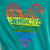 San Francisco Stripe Heart Girls' Short Sleeve T Shirt
