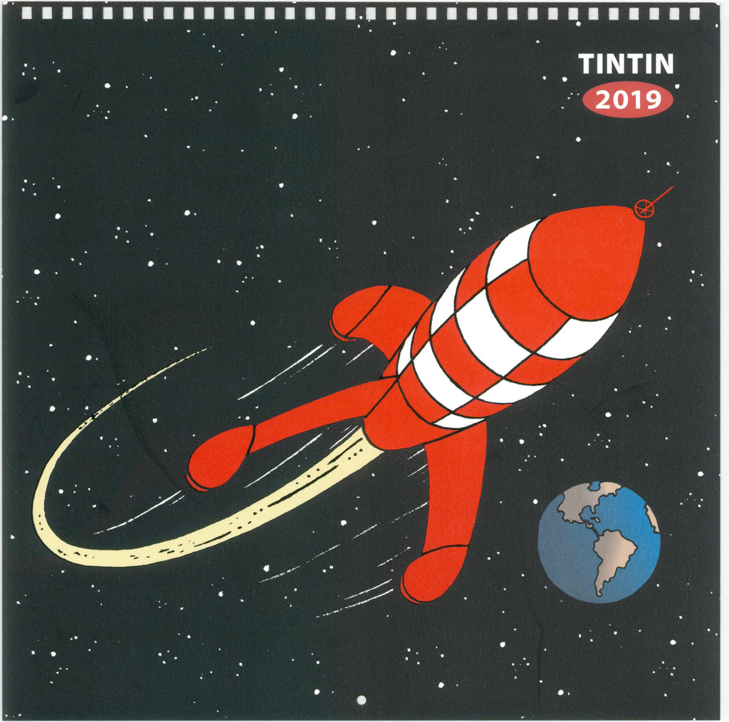 2024 Wall Calendar Tintin and the music 30x30cm (24463) - Past Joys