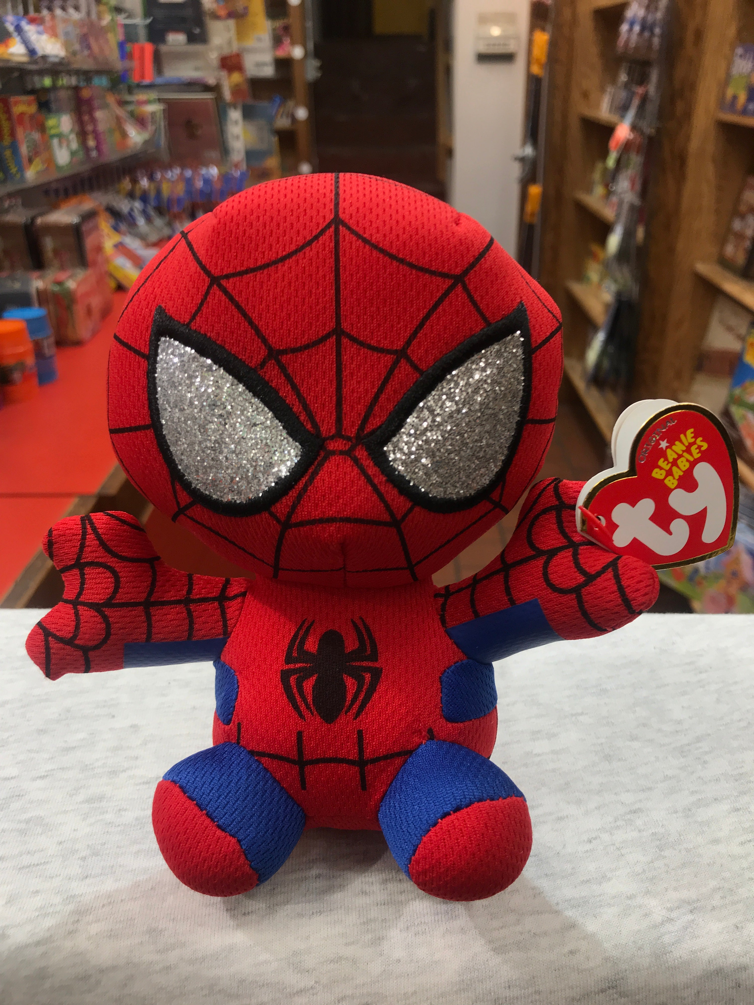 Ty Original Beanie Babies Movies/TV Spiderman From Marvel Plush 8
