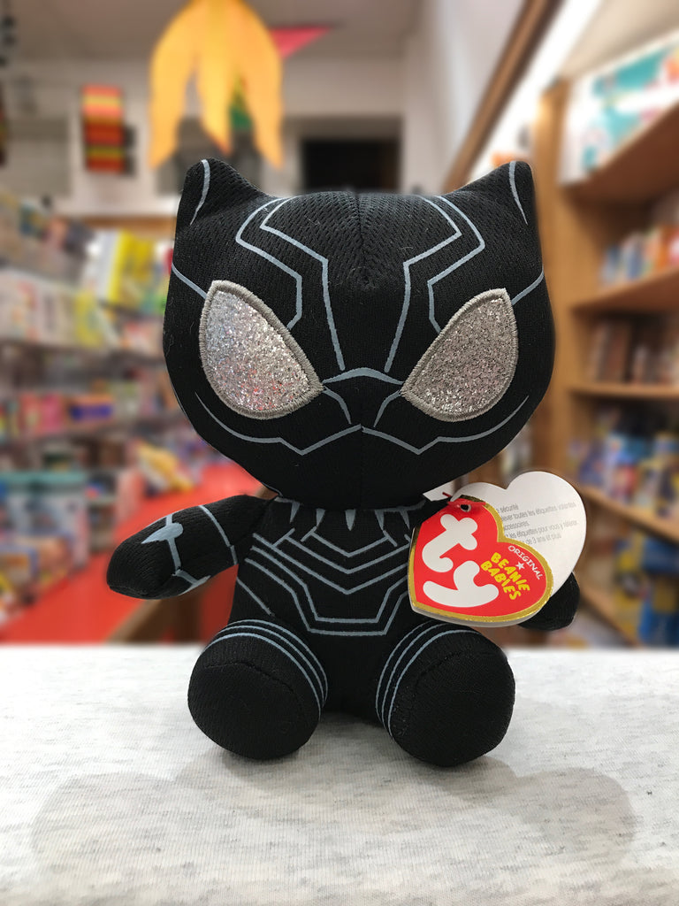 Ty Original Beanie Babies Movies/TV Black Panther From Marvel Plush 8"