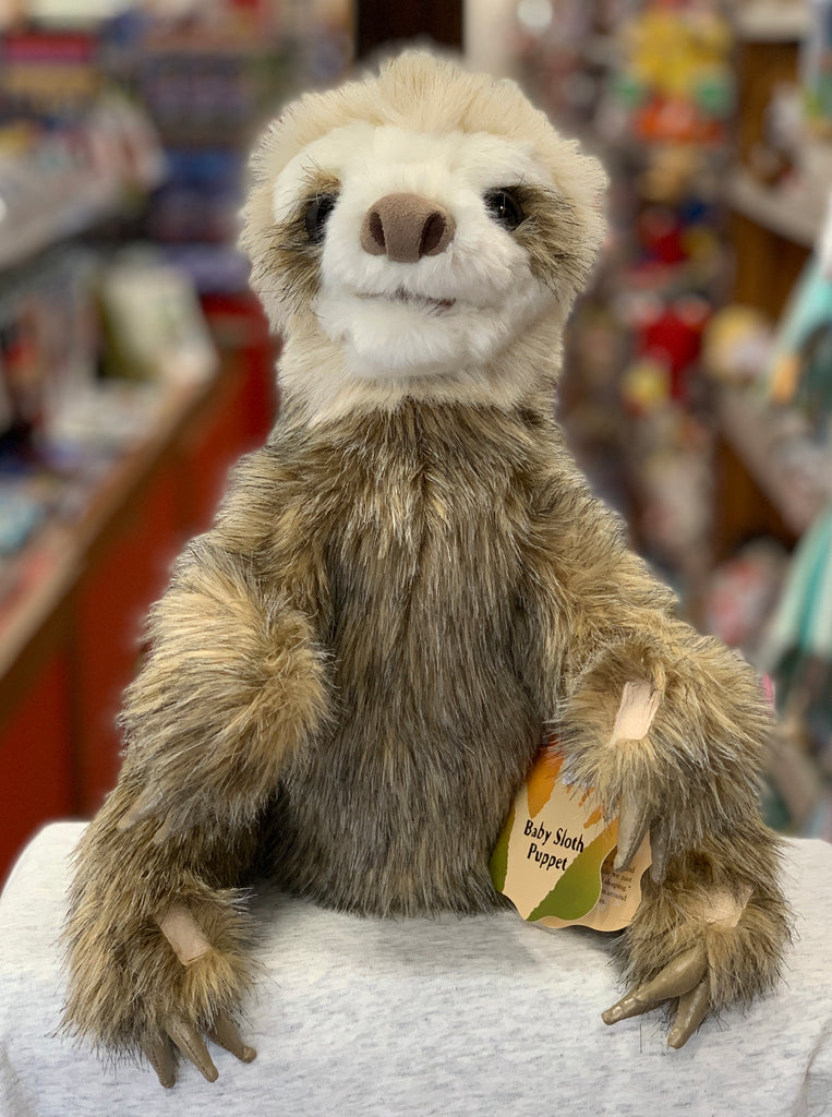 sloth hand puppet
