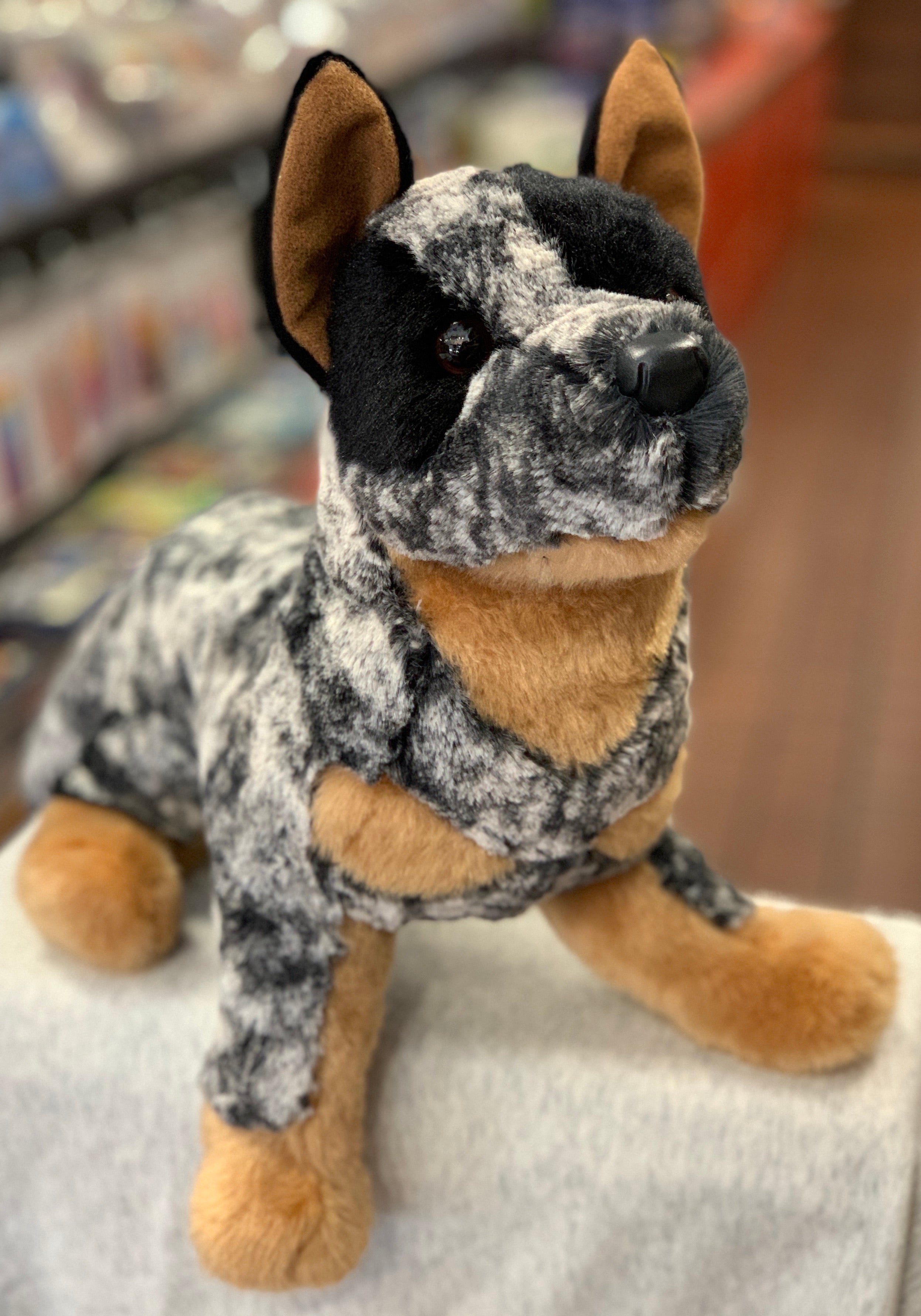 red heeler stuffed animal