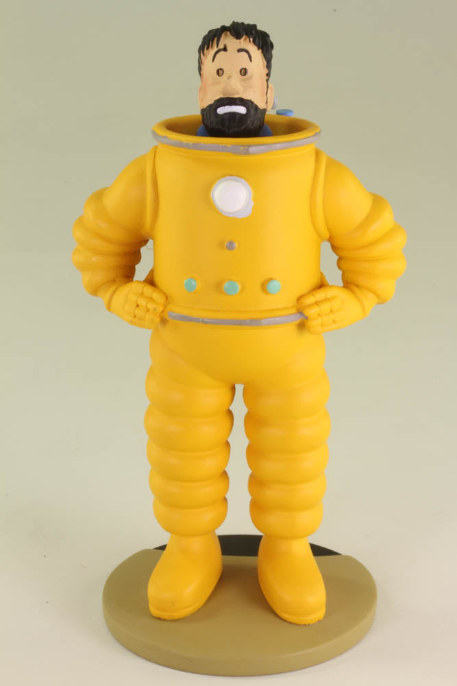 Figurine de Collection Tintin en cosmonaute 15cm Moulinsart 42186