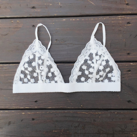 Default Type - Daisy Bralette - White