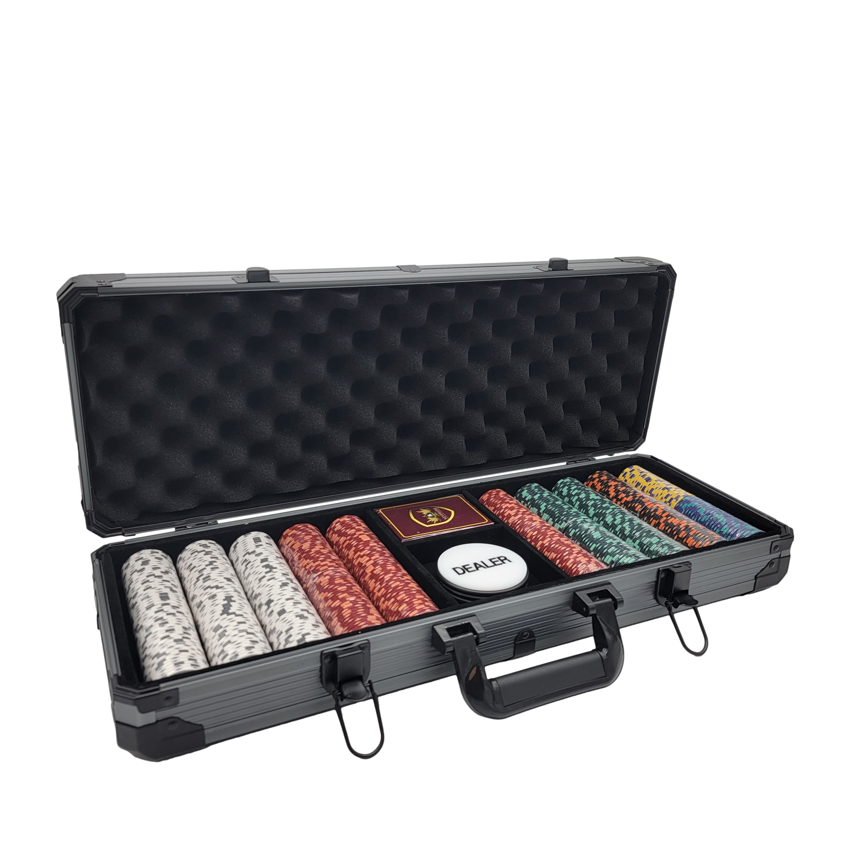 500 PCS 14g Yin Yang Design Poker Set with Black Aluminum Case MRCpoker
