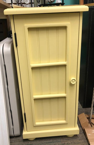 colorful yellow cabinet