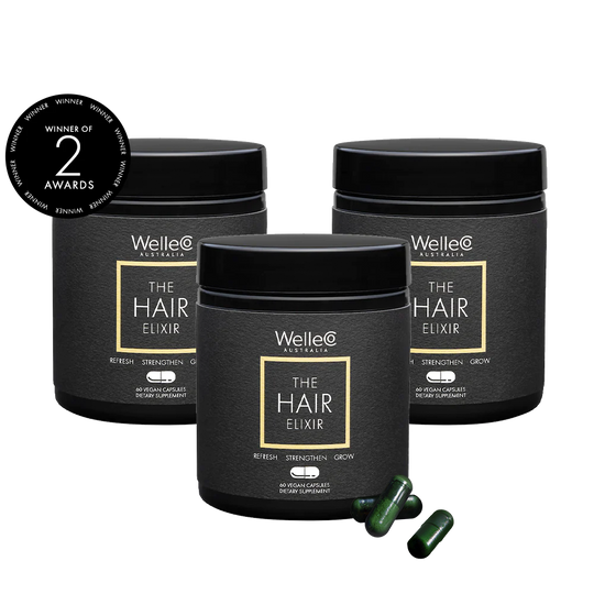 The Hair Elixir Three Month Pack - 3 x The Hair Elixir 60 capsules