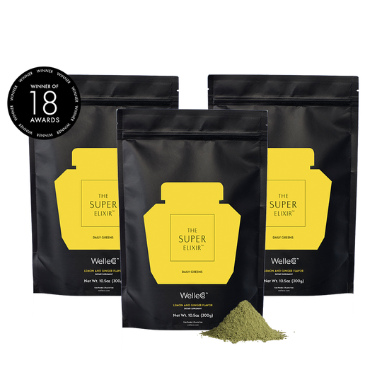 The Super Elixir™ Three Month Pack - 3 x Lemon and Ginger 10.5 oz refills