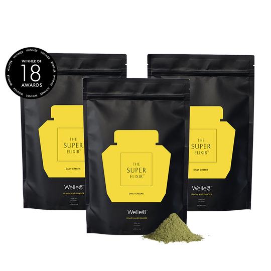 The Super Elixir™ Three Month Pack - 3 x Lemon and Ginger 300g refills