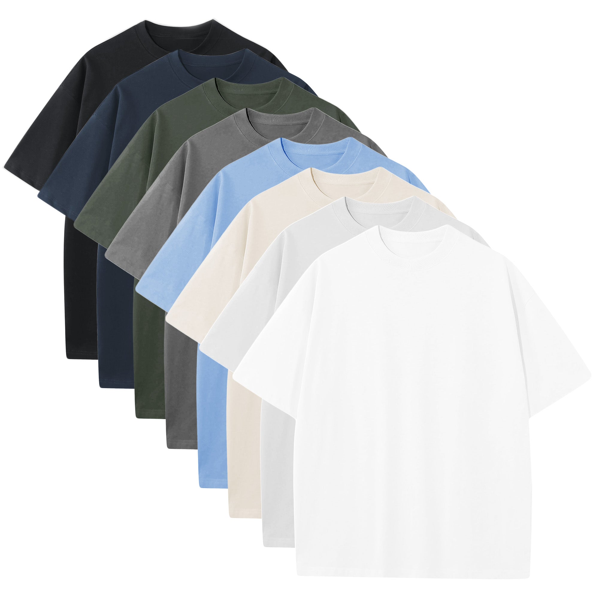 8-Pack - 275GSM Heavy Loose Fit T-Shirt - Concept Collective US product image