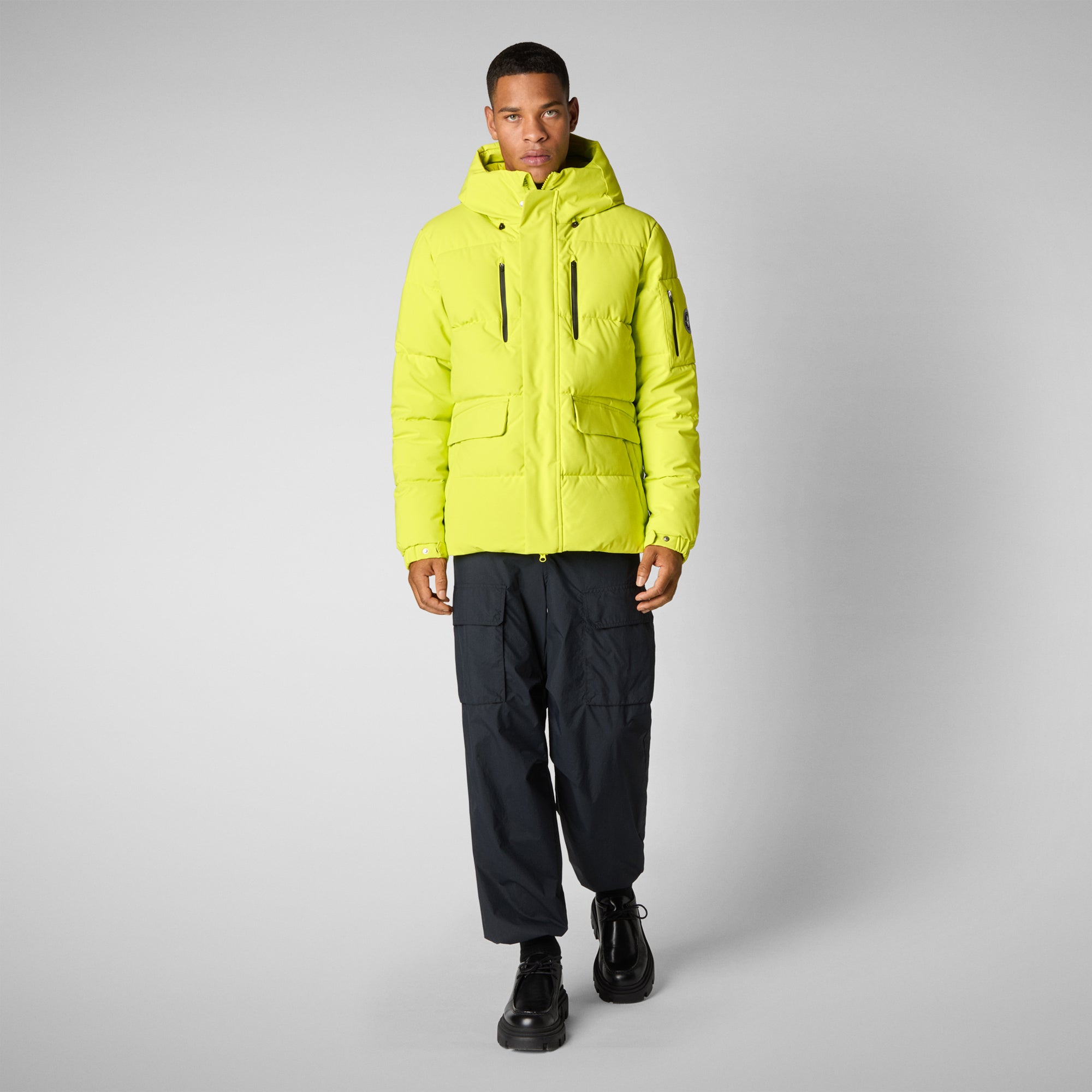 Men's Hooded Parka Alter in Lichen Green