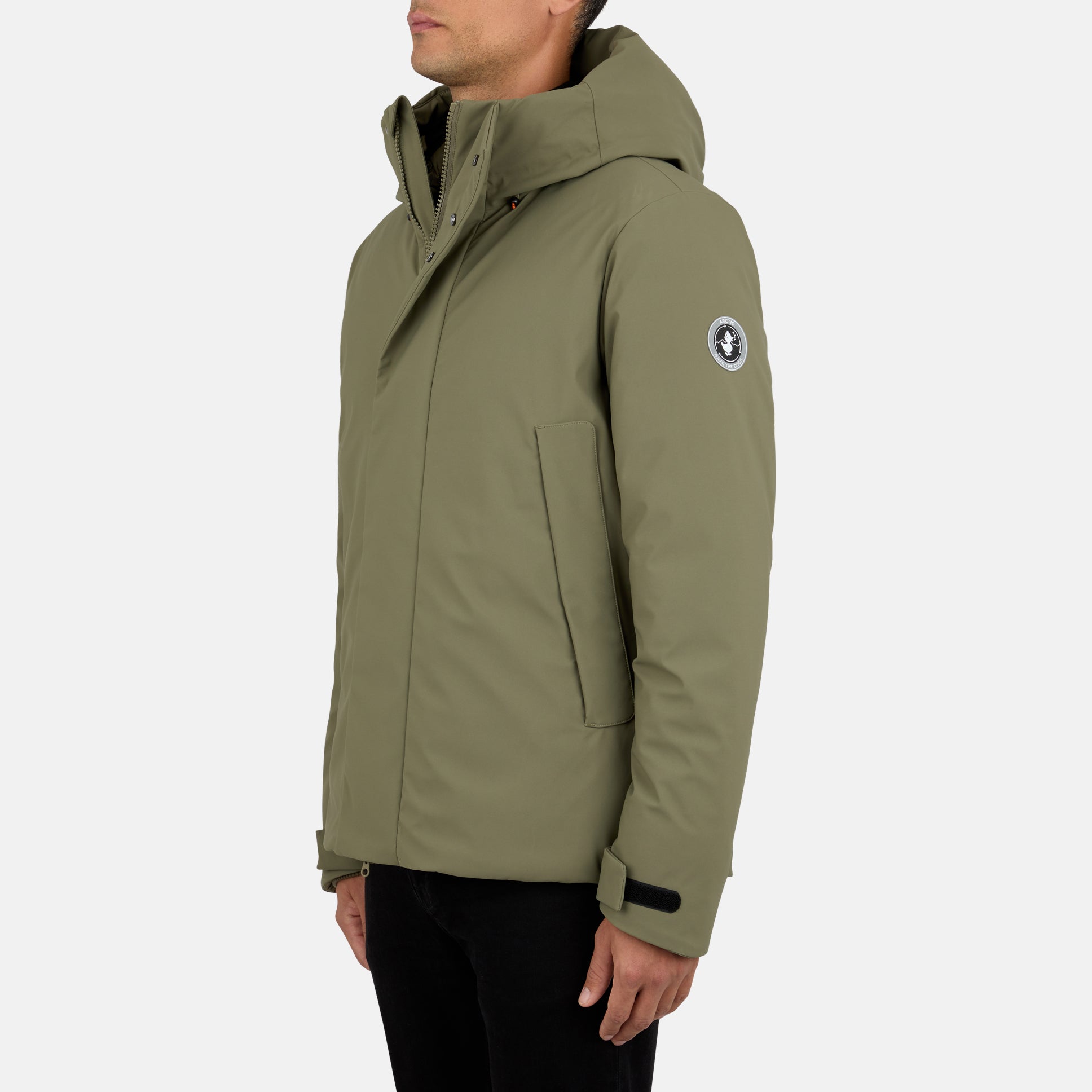 Men's Tiger Short Parka with Convertible Hood