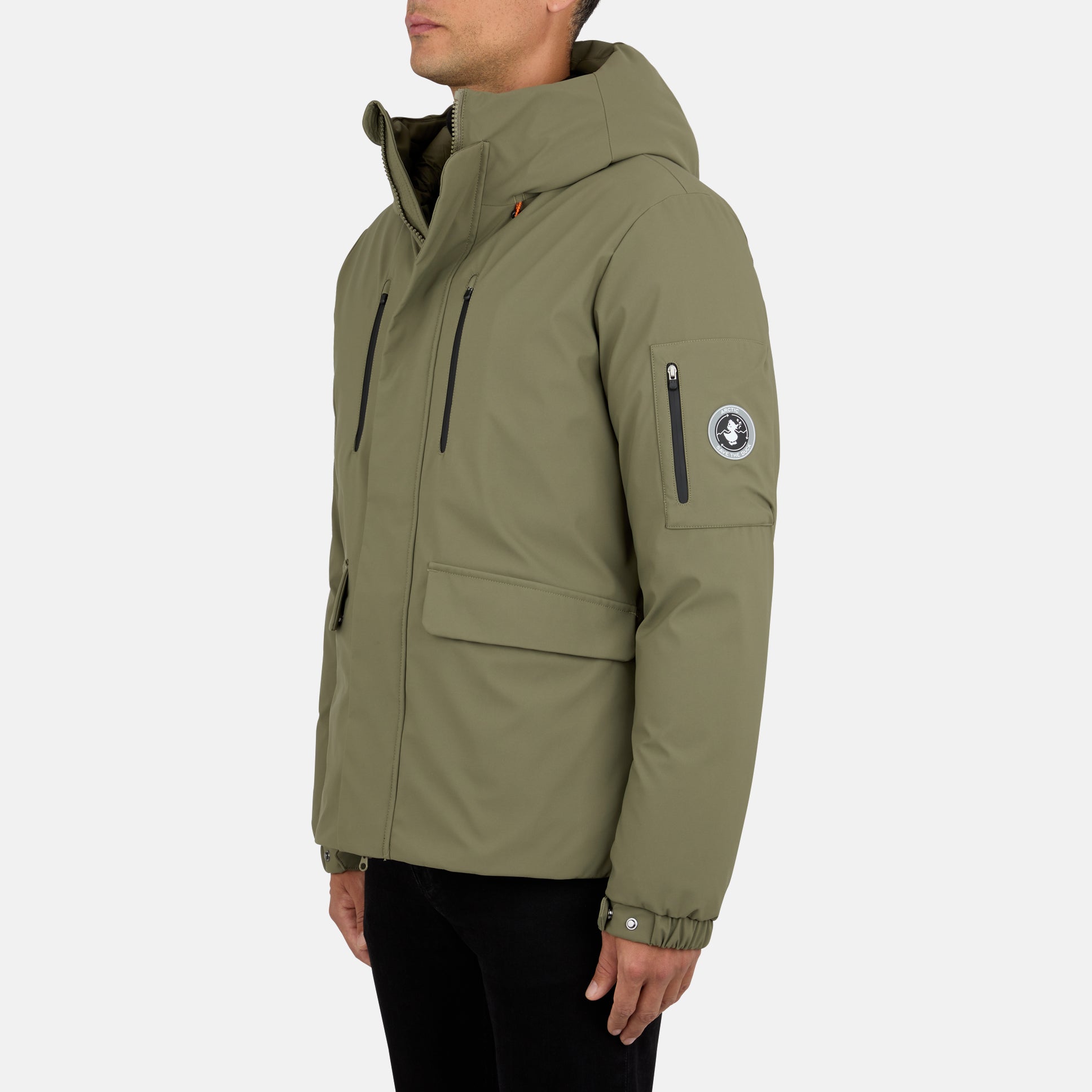 Men's Robin Short Parka with Convertible Hood